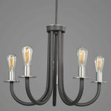 Progress Lighting Remix Collection 5-Light Graphite Chandelier