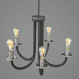 Progress Lighting Remix Collection 5-Light Graphite Chandelier