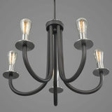 Progress Lighting Remix Collection 5-Light Graphite Chandelier