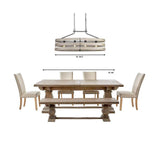 Progress Lighting Gulliver Collection 38-1/2 in. Coastal 4-Light Graphite Coastal Linear Chandelier Light with Weathered Driftwood Frame