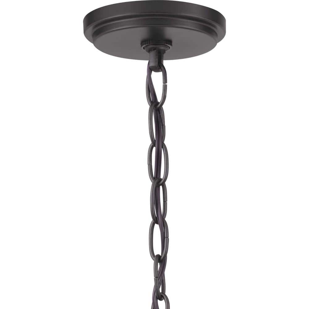 Progress Lighting Blakely Collection 4-Light Graphite Modern Chandelier Light