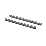 Norsk Gray/Black 24 in. x 24 in. EVA Foam Truly Reversible Interlocking Tile (48-Tile)