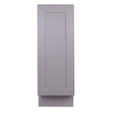 Bremen Cabinetry Bremen 9 in. W x 24 in. D x 34.5 in. H Gray Plywood Assembled Base Full-Height Kitchen Cabinet with Soft Close