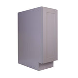 Bremen Cabinetry Bremen 9 in. W x 24 in. D x 34.5 in. H Gray Plywood Assembled Base Full-Height Kitchen Cabinet with Soft Close