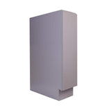 Bremen Cabinetry Bremen 6 in. W x 24 in. D x 34.5 in. H Gray Plywood Assembled Spice Rack Base Kitchen Cabinet