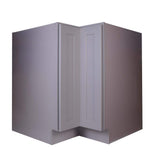 Bremen Cabinetry Bremen 36-in. W x 24-in. D x 34.5-in. H Gray Plywood Assembled Lazy Susan Base Kitchen Cabinet with Soft Close