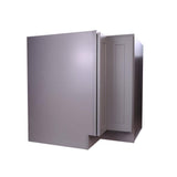 Bremen Cabinetry Bremen 36-in. W x 24-in. D x 34.5-in. H Gray Plywood Assembled Lazy Susan Base Kitchen Cabinet with Soft Close