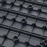 cadeninc 12 in. x 12 in. Gray Square Waterproof Plastic Interlocking Deck Tiles for Poolside Balcony Backyard (Set of 44 Tiles)