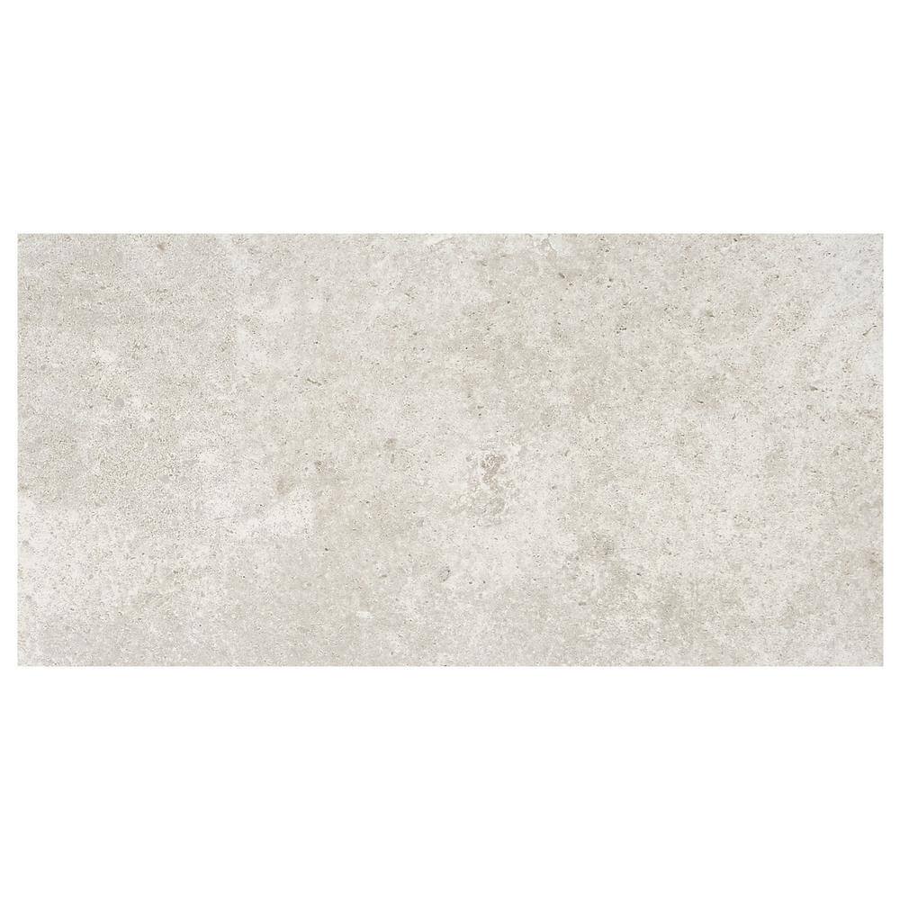 Daltile Roswell 12 in. x 24 in. Gray Glazed Porcelain Floor and Wall Tile (15.6 sq. ft. / Case)