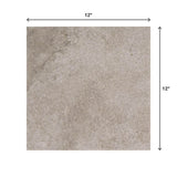 Daltile Hastings Gray 12 in. x 12 in. Glazed Porcelain Floor and Wall Tile (14.55 sq. ft. / case)