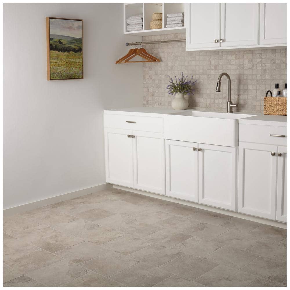 Daltile Hastings Gray 12 in. x 12 in. Glazed Porcelain Floor and Wall Tile (14.55 sq. ft. per Case)