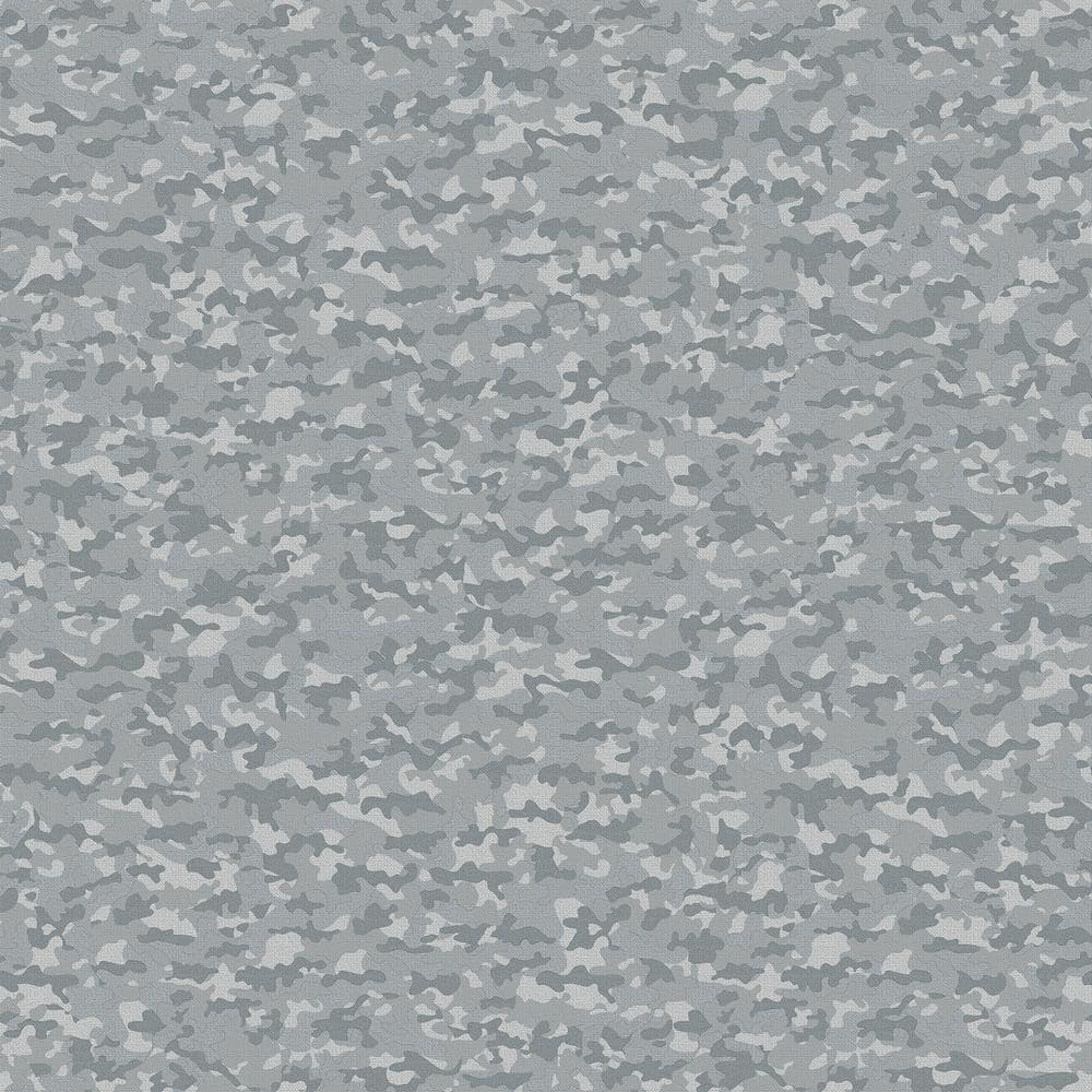Dec-Tec 74 in. x 15 ft. DIY 60mil Camouflage Gray