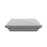 5 in. x 5 in. Gray Vinyl Fence New England Post Top