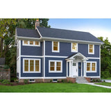 James Hardie 5/16" x 8-1/4" x 12' HardiePlank Smooth Lap Siding, HZ10, Grey Slate