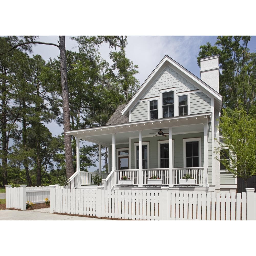 James Hardie 5/16 in. x 8-1/4 in. x 12 ft. HardiePlank Smooth Lap Siding, HZ10, Pearl Grey