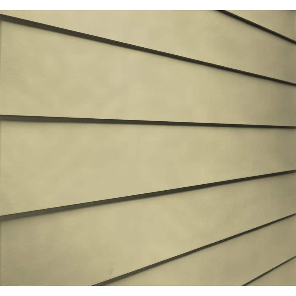 James Hardie 5/16 in. x 8-1/4 in. x 12 ft. HardiePlank Smooth Lap Siding, HZ10, Pearl Grey