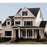 James Hardie 5/16" x 8-1/4" x 12' HardiePlank Smooth Lap Siding, HZ10, Grey Slate
