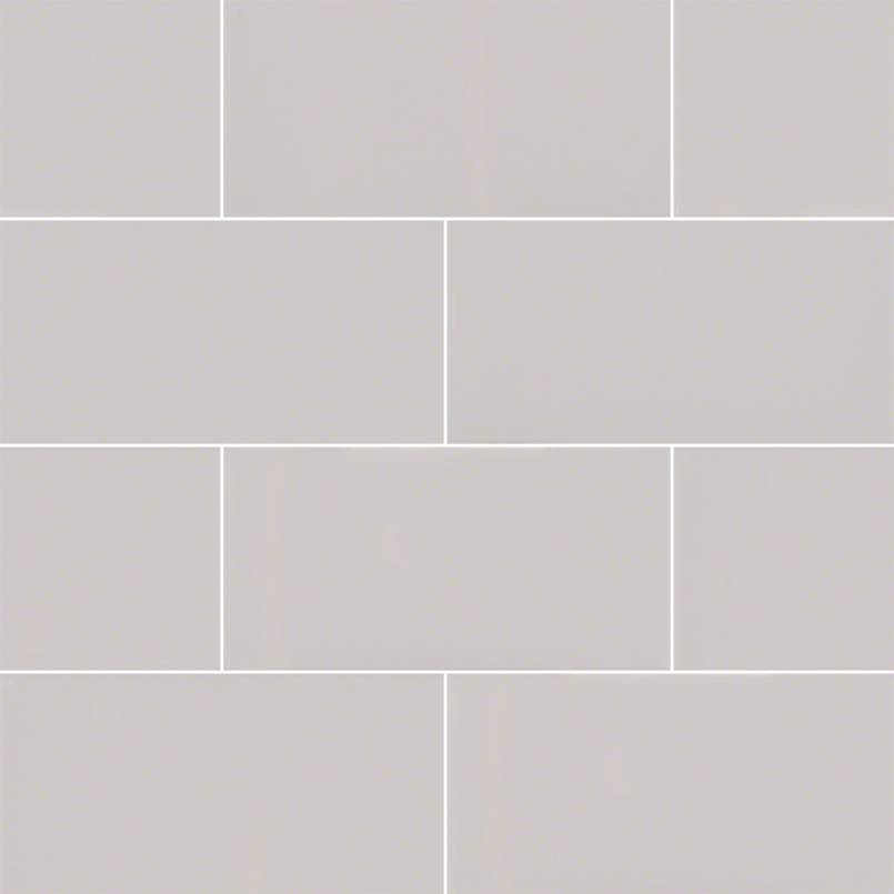 MSI Gray 3 in. x 6 in. Glossy Ceramic Subway Tile (1 sq. ft. / Case)