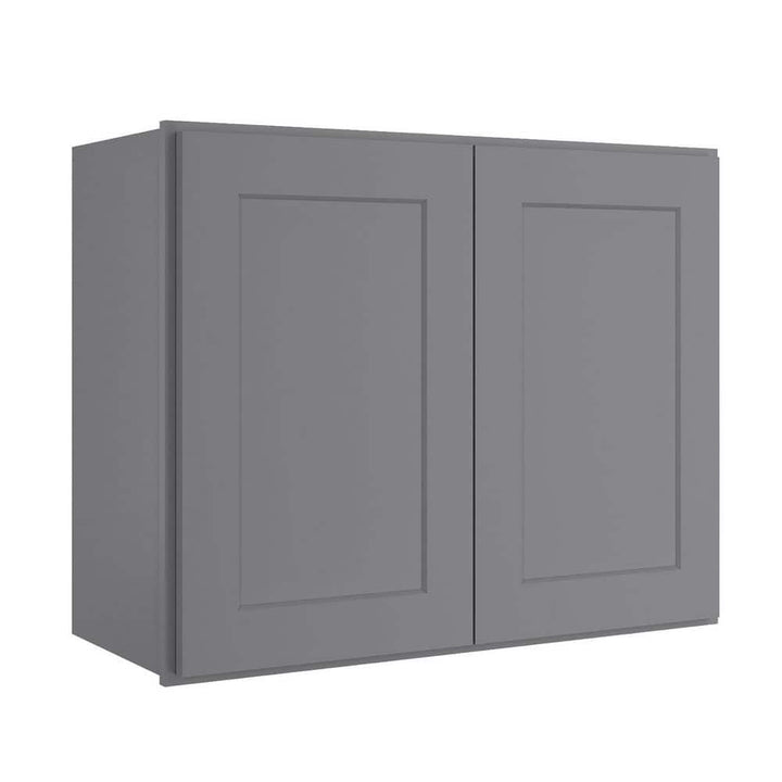 HOMEIBRO Ready To Assemble Shaker Wall Kitchen 2 Door Stock Storage Cabinet kitchen cabinet (30 in. W x 24 in. H x 12 in. D)