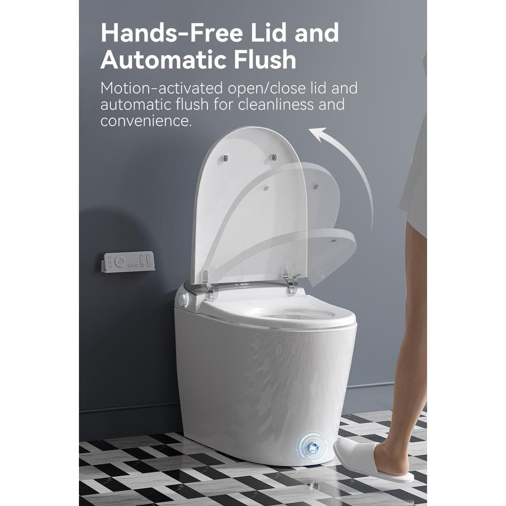 HOROW T03 Tankless Smart Toilet Bidet with Auto Features & UV Sterilization