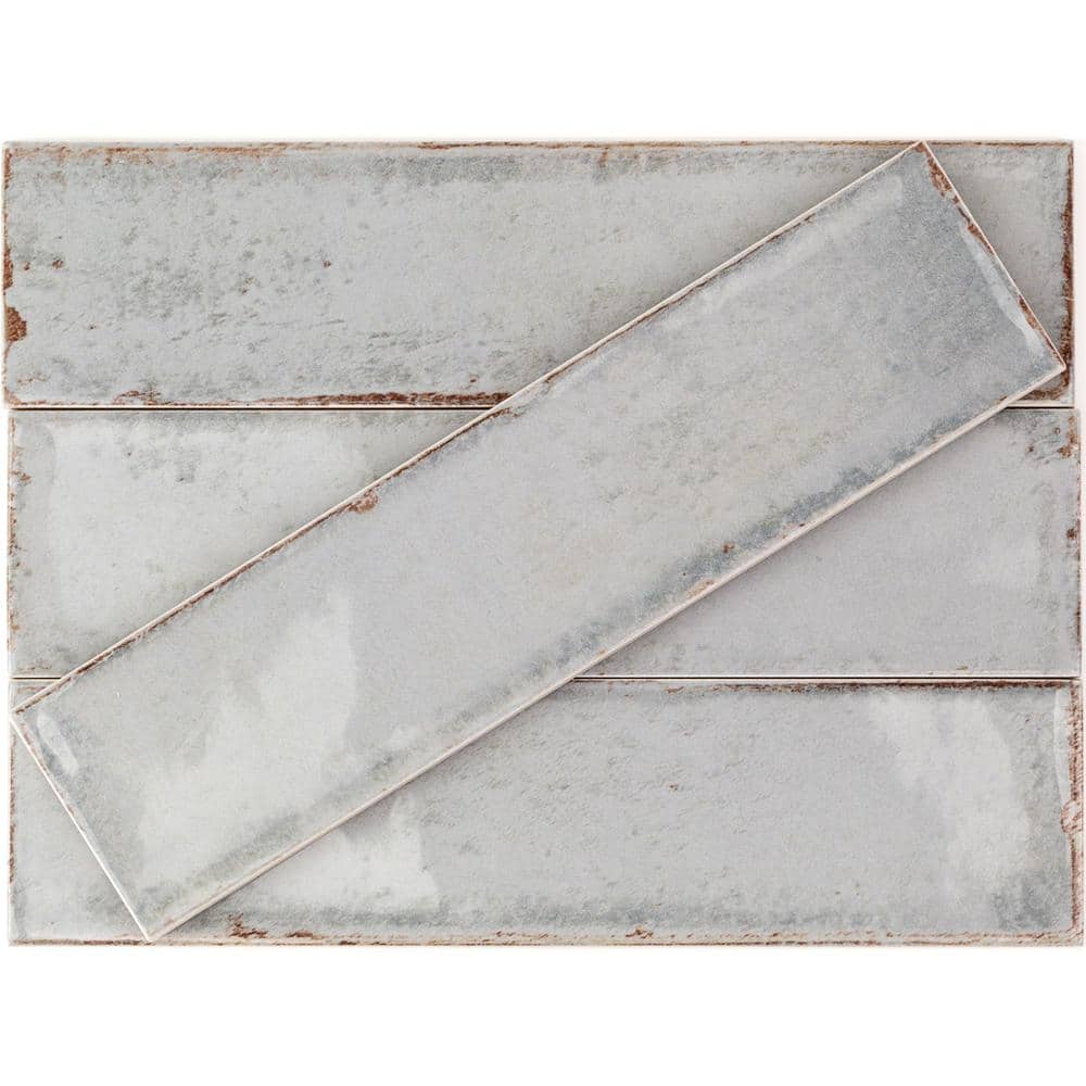Ivy Hill Tile Moze Gray 3 in. x 12 in. 9 mm Ceramic Wall Tile, 22-Piece Box (5.38 sq. ft.)