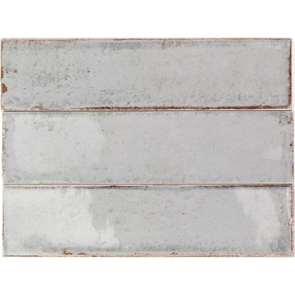 Ivy Hill Tile Moze Gray 3 in. x 12 in. 9 mm Ceramic Wall Tile (22-Piece) (5.38 sq. ft./Box)