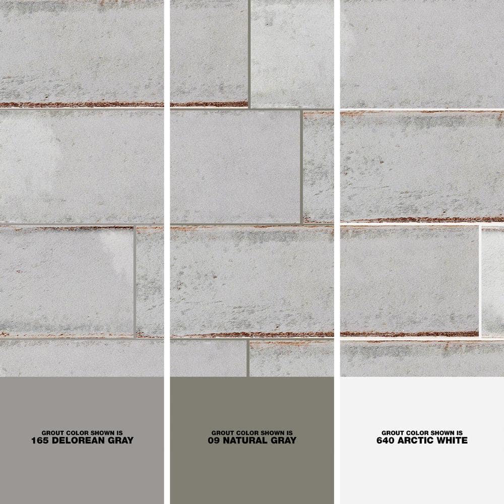 Ivy Hill Tile Moze Gray 3 in. x 12 in. 9 mm Ceramic Wall Tile (22-Piece) (5.38 sq. ft./Box)