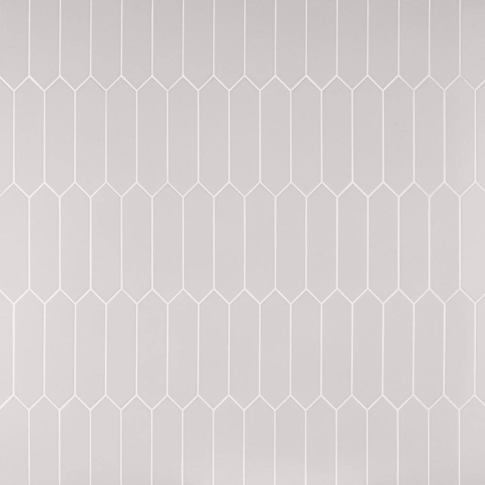Saloni Gray 2.95 in. x 11.81 in. Polished Picket Ceramic Wall Tile (5.91 sq. ft./Case) by Ivy Hill Tile