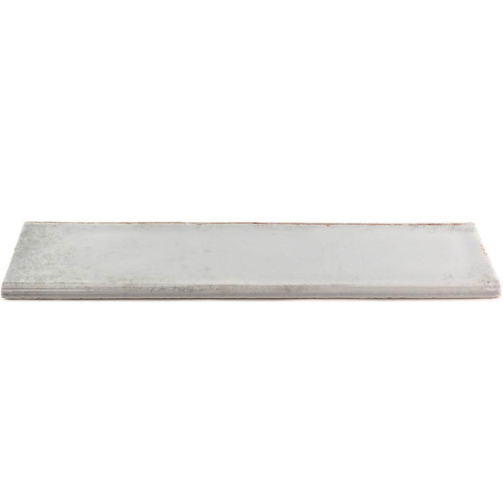 Ivy Hill Tile Moze Gray 3 in. x 12 in. Ceramic Bullnose Trim Wall Tile