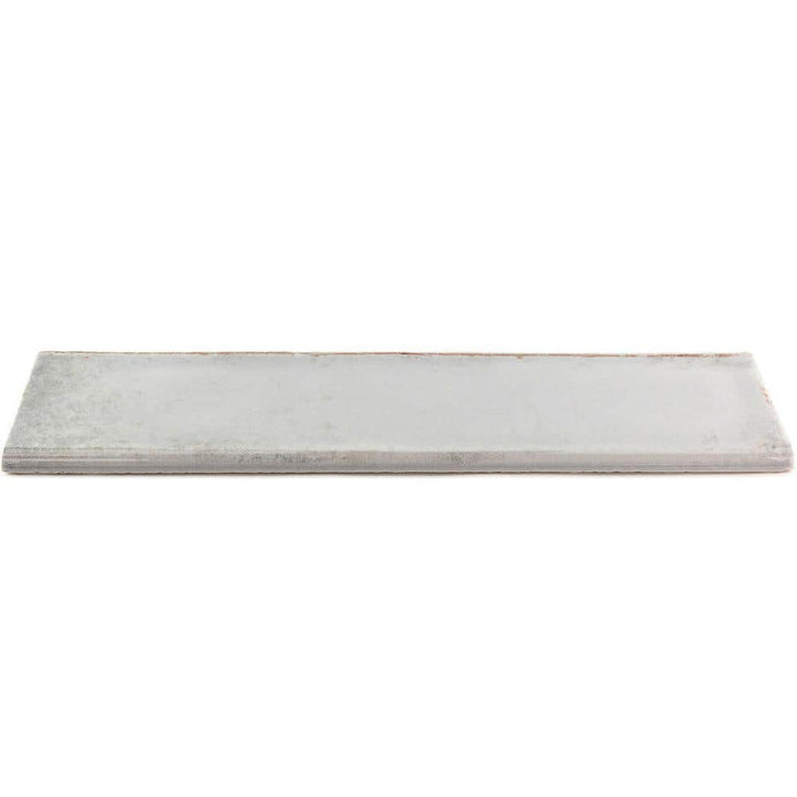 Ivy Hill Tile Moze Gray 3 in. x 12 in. Ceramic Bullnose Trim Wall Tile