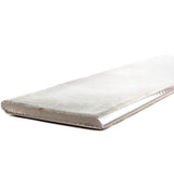Ivy Hill Tile Moze Gray 3 in. x 12 in. Ceramic Bullnose Trim Wall Tile