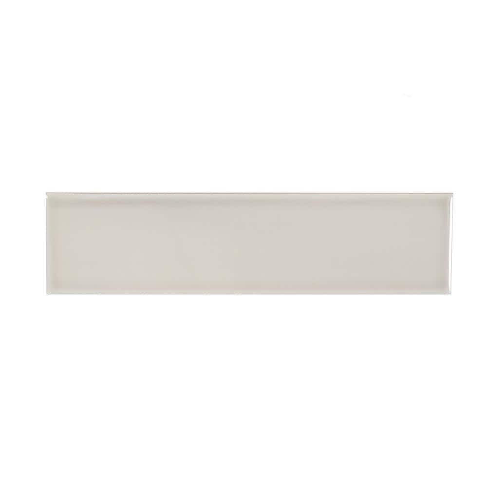 Jeffrey Court Weather Grey 3 in. x 12 in. Glossy Ceramic Wall Tile (16.5 sq. ft. / Case)