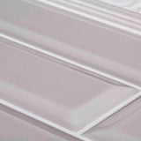 Jeffrey Court Weather Grey Bevel 3 in. x 12 in. Glossy Ceramic Wall Tile (12.5 sq. ft. / case)