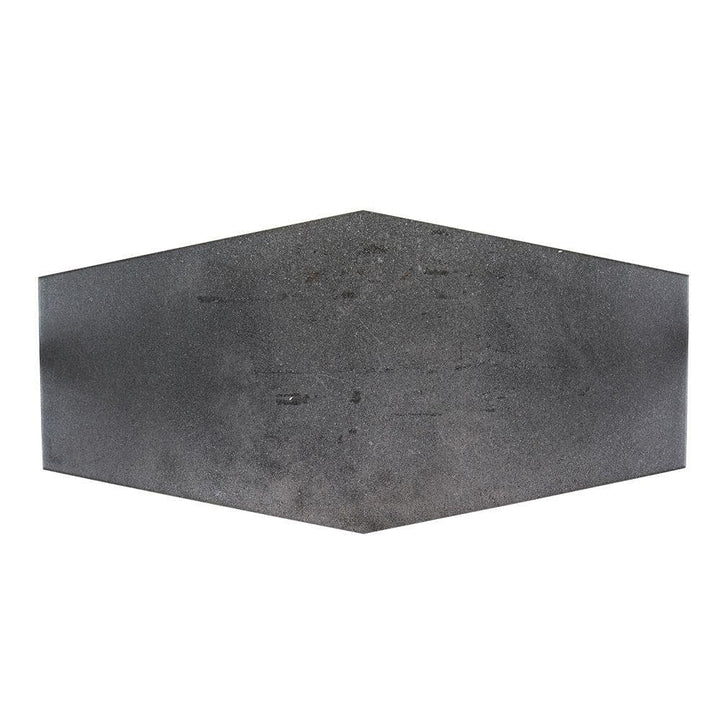 Jeffrey Court Castle Rock Gray 9.5 in. x 19.25 in. Matte Porcelain Hexagon Floor and Wall Tile (12.15 sq. ft. / case)