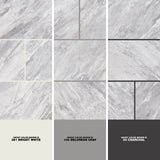Newgate Gray Marble Matte 12 in. x 24 in. Glazed Ceramic Floor and Wall Tile (15.04 sq. ft./Case)