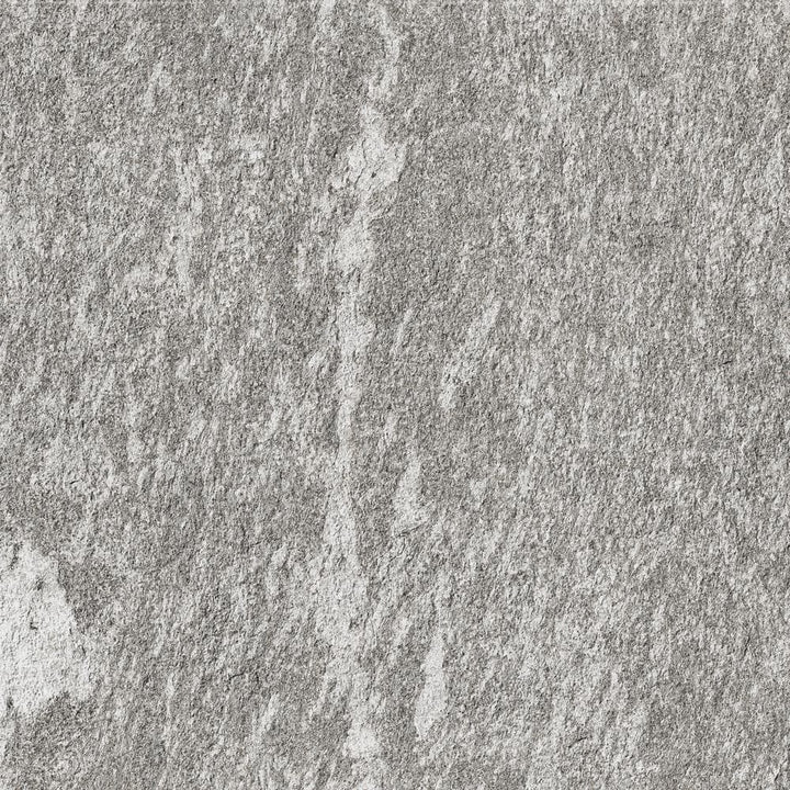 Corso Italia Alpe Gray 24 in. x 24 in. x 0.75 in. Quartzite Stone Look Porcelain Paver