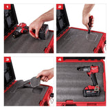 Milwaukee PACKOUT Customizable Foam Insert, 13.23 in. x 23.46 in. x 1.77 in. (Fits 48-22-8424/8425/8450)