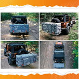 Mockins 57 in. x 24 in. x 19 in. Gray Waterproof Cargo Carrier Bag - 16 cu. ft. of Dry Storage Space, 500 lbs. Capacity