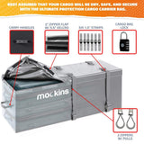 Mockins 57 in. x 24 in. x 19 in. Gray Waterproof Cargo Carrier Bag - 16 cu. ft. of Dry Storage Space, 500 lbs. Capacity