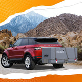 Mockins 57 in. x 24 in. x 19 in. Gray Waterproof Cargo Carrier Bag - 16 cu. ft. of Dry Storage Space, 500 lbs. Capacity
