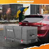 Mockins 57 in. x 24 in. x 19 in. Gray Waterproof Cargo Carrier Bag - 16 cu. ft. of Dry Storage Space, 500 lbs. Capacity