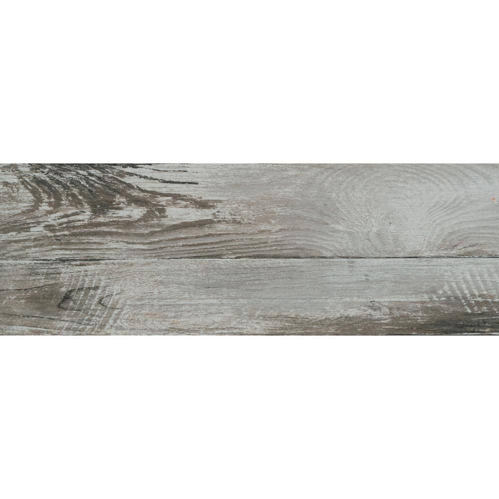 MSI Duttonwood Ash 7 in. x 20 in. Glazed Ceramic Floor and Wall Tile, Wood-Look, Matte (14.58 sq. ft. per Case)