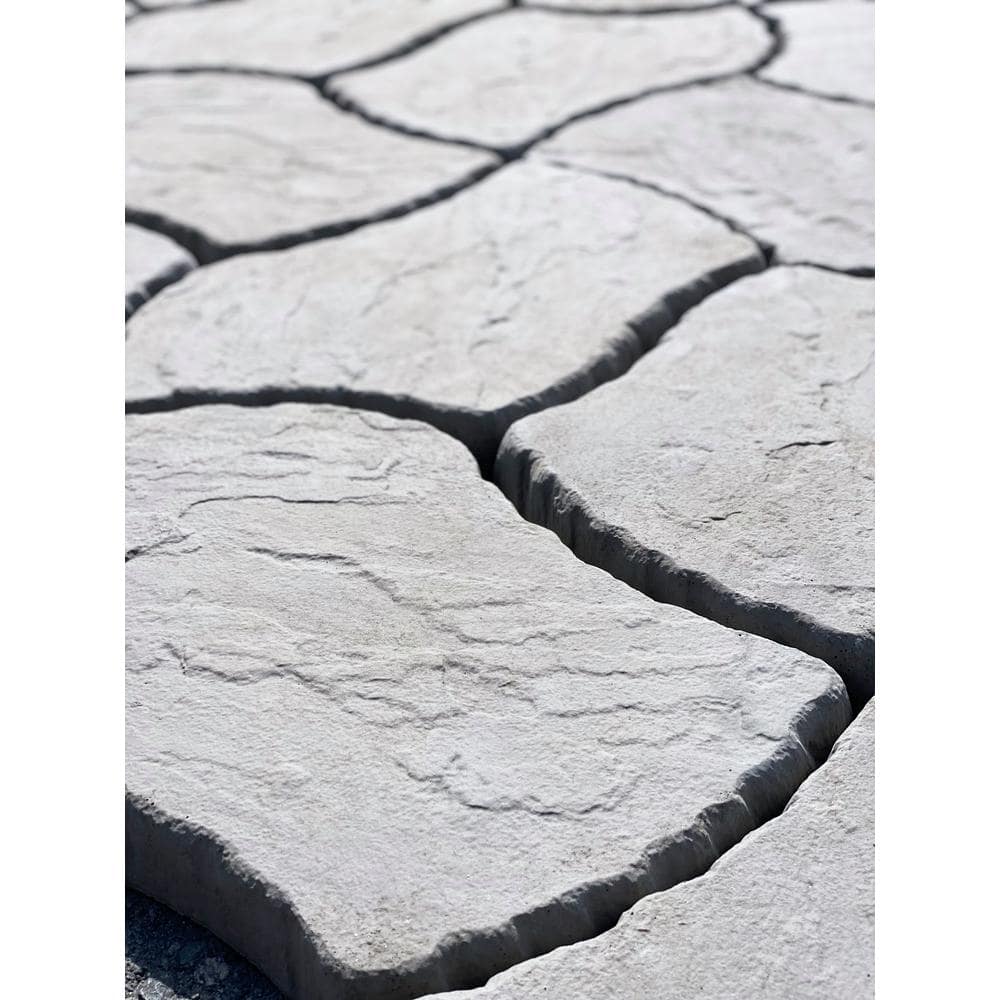 Nantucket Pavers Berkshire 13 in. x 19 in. Concrete Concrete Gray Irregular Paver Kit (60-Pieces per Pallet)