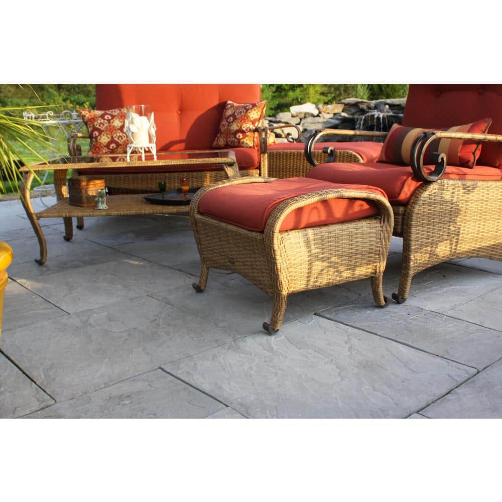 Nantucket Pavers Yorkstone 24 in. x 24 in. Gray Concrete Paver (22-Pieces/88 sq. ft./Pallet)