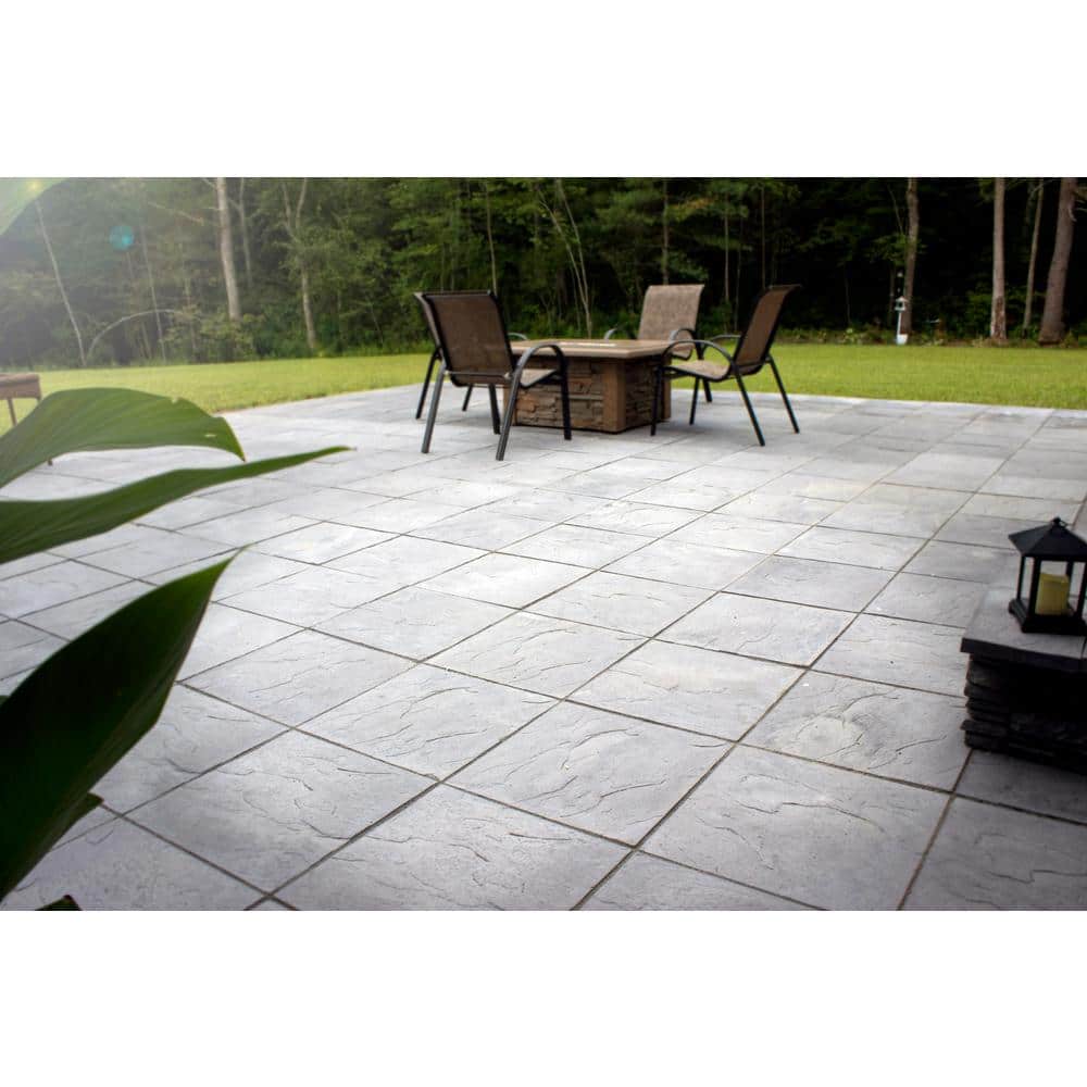 Nantucket Pavers Yorkstone 24 in. x 24 in. Gray Concrete Paver (22-Pieces/88 sq. ft./Pallet)