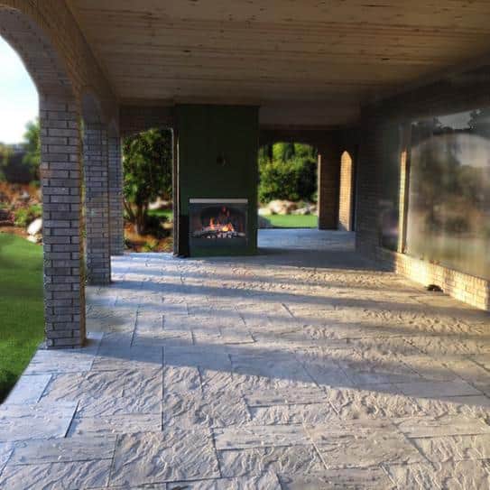 Nantucket Pavers Patio-on-a-Pallet 12in. x 24in. and 24in. x 24in. Concrete Gray Basketweave Yorkstone Paver (18 Pieces/48 Sq Ft.)