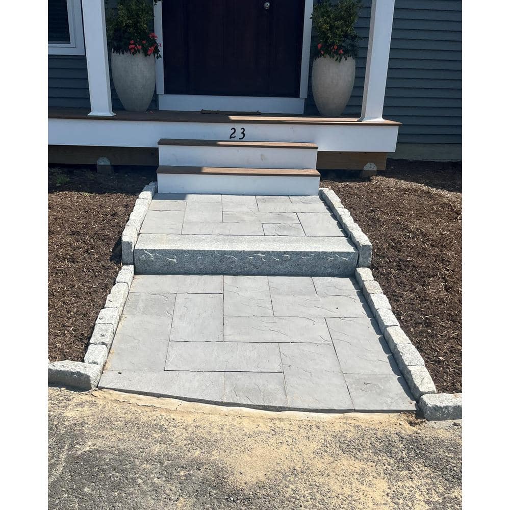 Nantucket Pavers Patio-on-a-pallet 10 ft. x 10 ft. Gray Dutch York-Stone Concrete Pavers (44 Pieces/100 Sq Ft)