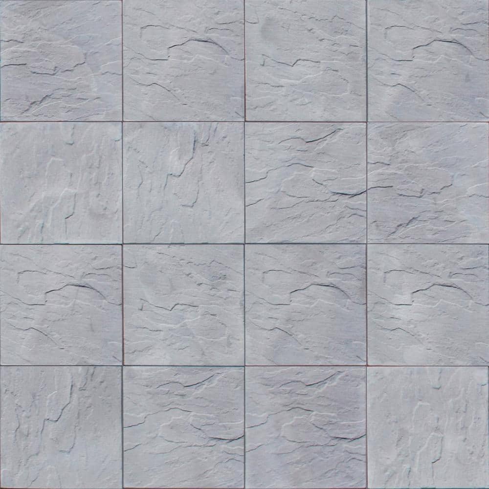 Nantucket Pavers Patio-on-a-Pallet 12 in. x 12 in. Concrete Gray Traditional Yorkstone Paver (100 Pieces/100 Sq Ft)