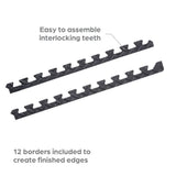 Norsk Gray 24 in. x 24 in. x 0.47 in. Foam Interlocking Floor Mat (6-Pack)