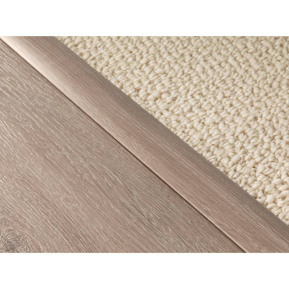Flooring Gray Oak 0.5 in. T x 2.17 in. W x 46 in. L Multi-Purpose Reducer Molding